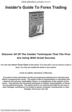 Thumbnail Insiders Guide To Forex Trading
